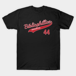 Bibliophillies (Hroswitha) Baseball Team T-Shirt